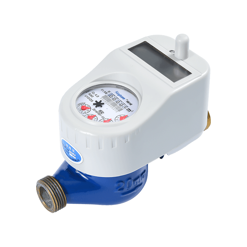 Misuratore di acqua wireless DN20 orizzontale con valvola a sfera